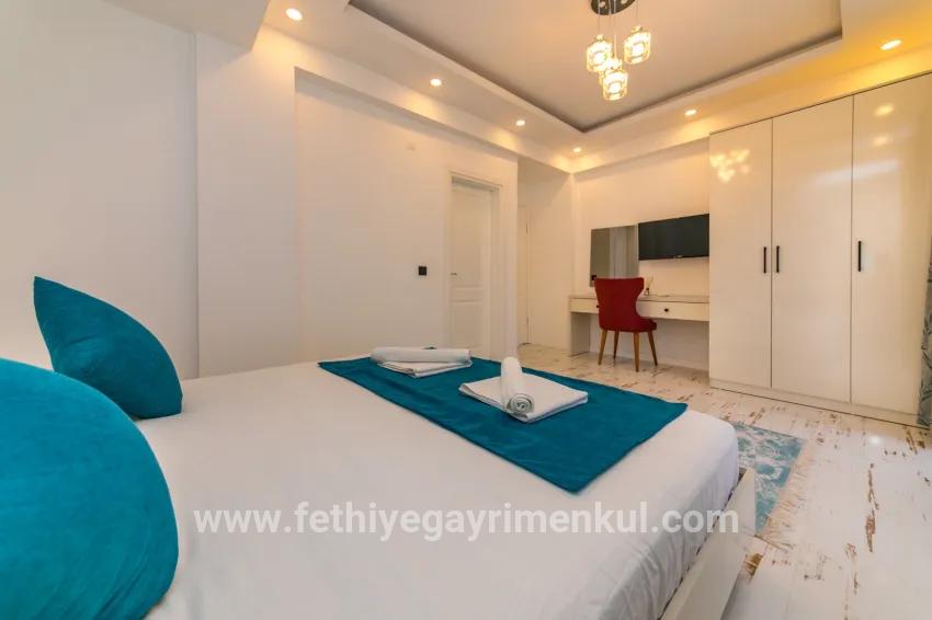 In Faralya eine Villa mit Meeresblick