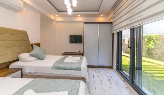 In Faralya eine Villa mit Meeresblick