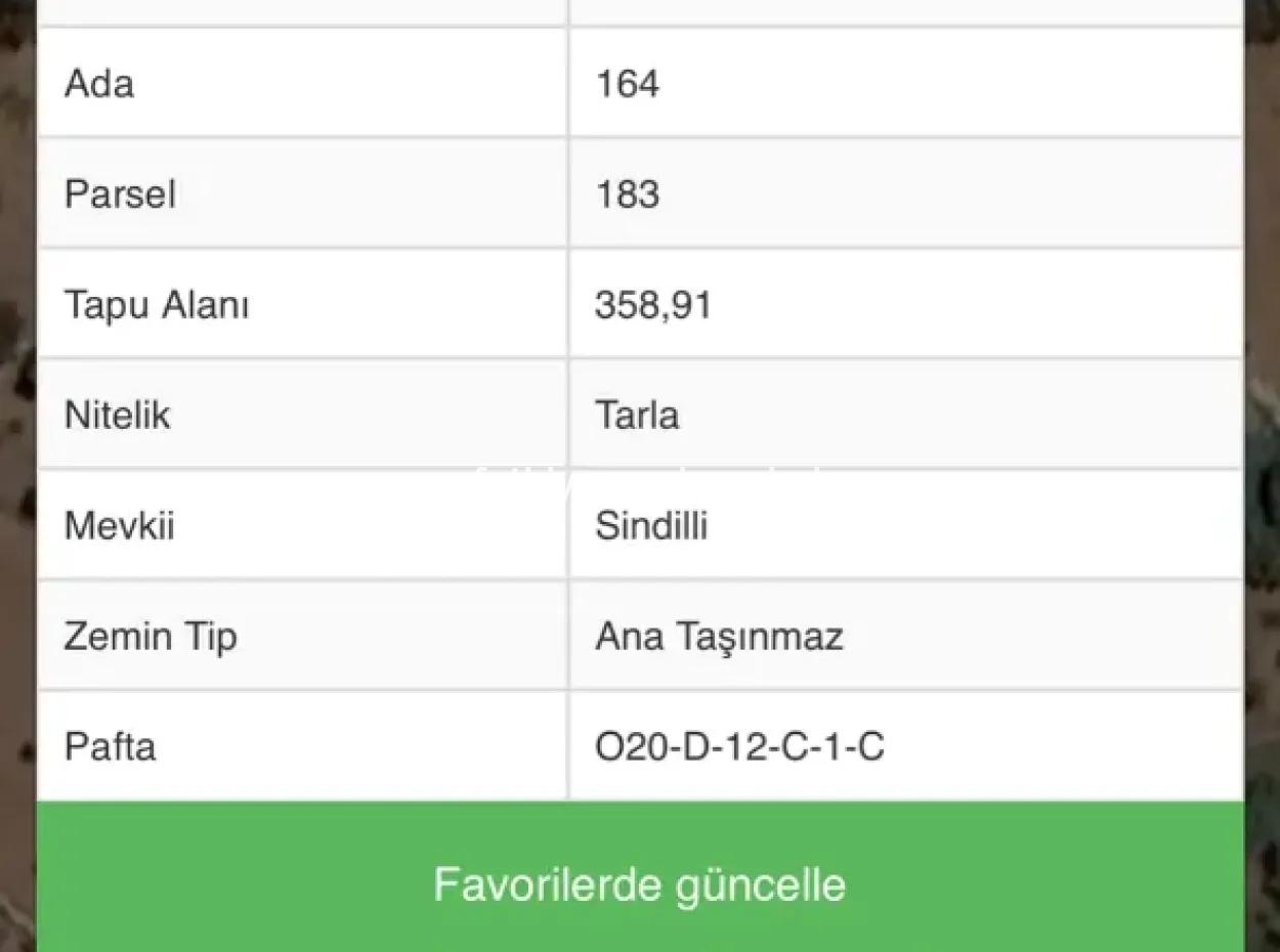 350M2 Feld Zum Verkauf Im Dorf Marmaris Söğüt, Nur Wenige Gehminuten Vom Meer Entfernt