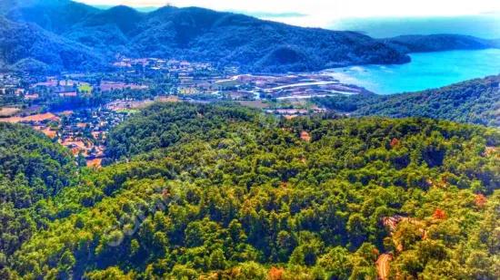 Marmaris Çetibelinde Wald Innerhalb 13.500 M2 Privat Nutzungsbereich