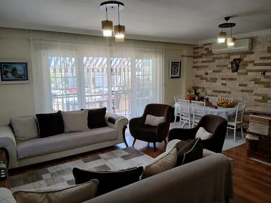 Freistehend Mit Eingang Und Pool Im Wohnkomplex 2+1 Zum Verkauf Duplex‑wohnung İçmeler