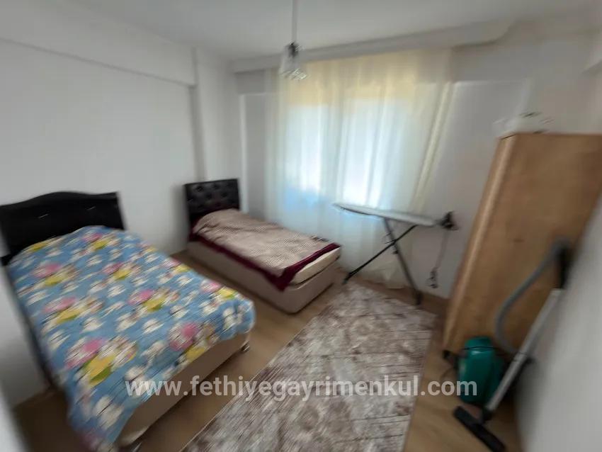 In the centre of Dalaman furnished 1+1 rental zero flat