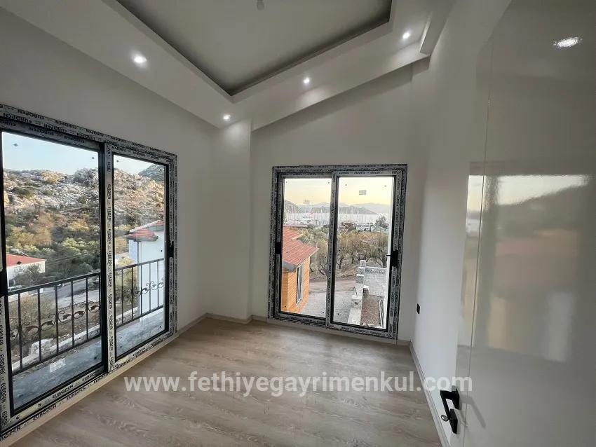 In the Marmaris Bozburun neighbourhood, a magnificent sea view 4+1 zero 170 m2 for sale villa