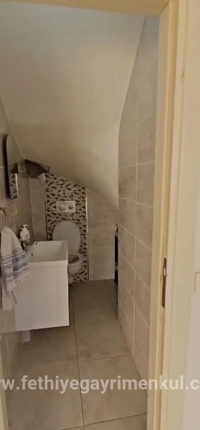 In Beldibi, a spacious and airy 3+1 rental apartment In a brand new building In excellent condition