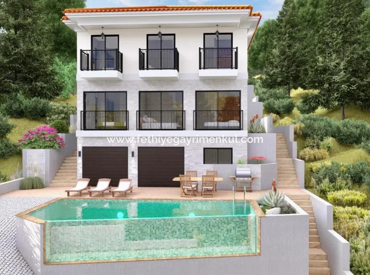 Boutique Hotel For Sale With 20 Rooms Infinity Pool With Forest View In Atakoy, 7 Km From Akyaka, Mugla