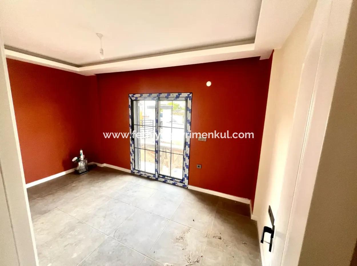 Apartment For Sale In Akyaka Kitesurf, 2.5 Km From The Sea, 3 Rooms, 1 Living Room, Detached Garden, Swimming Pool, Parking Lot 120M2