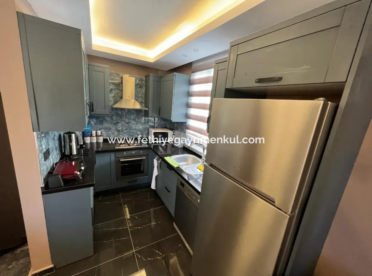 3 Rooms, 1 Living Room, 3 Bathrooms, Ultra-Luxury Daily Rental Villa With Fully Detached Swimming Pool In Marmaris Cetibeli Neighborhood