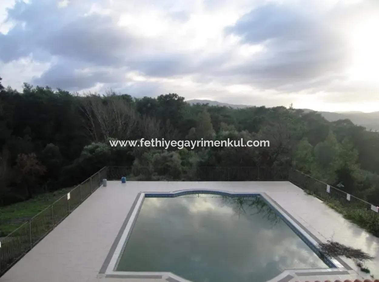 In Atakoy District, Pool, 340M2 Farmhouse With 4300M2 7 Rooms 2 Living Room