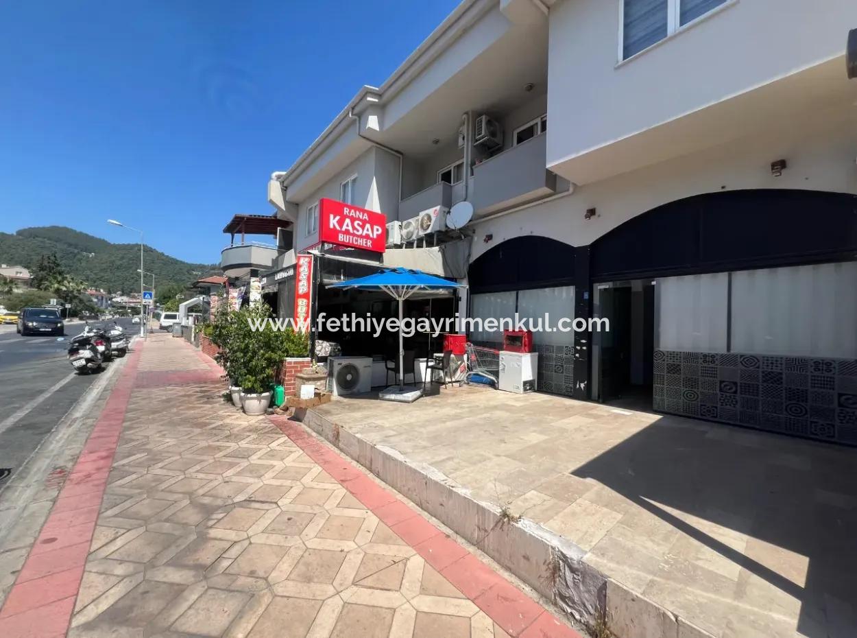 Shop For Sale 90M2 On The Main Street In The Center Of Armutalan, Marmaris
