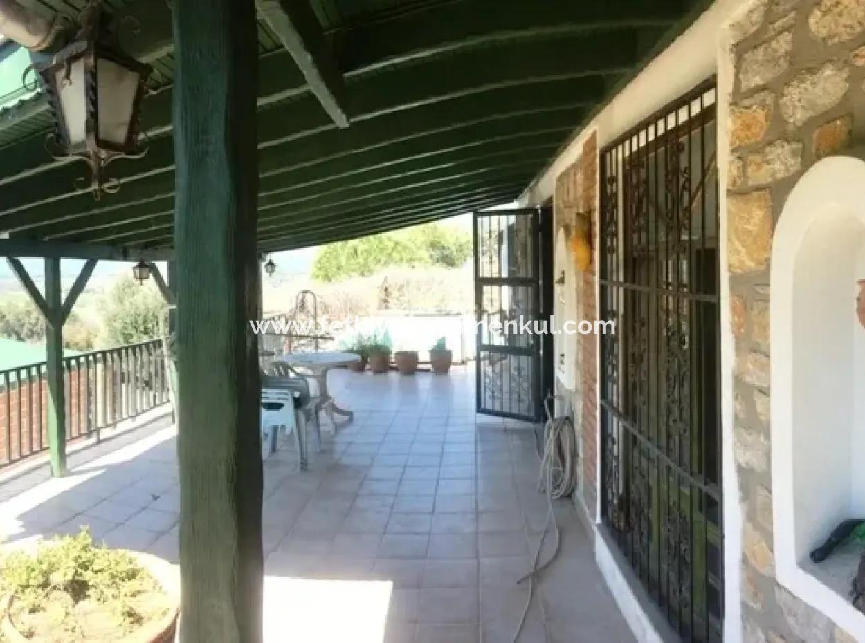 Stone Villa With Swimming Pool, 8 Rooms, 740M2 Plot For Sale In Gökova Region