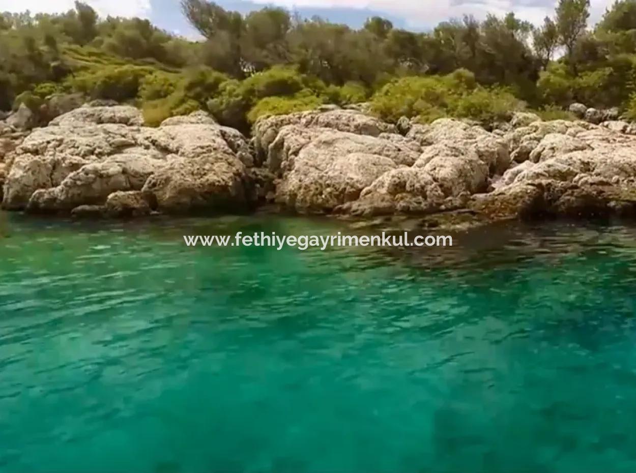 The Island For Sale In The Gulf Of Gökova In Marmaris District Has A Land Area Of 365000M2 And There Is A Registered House In It.