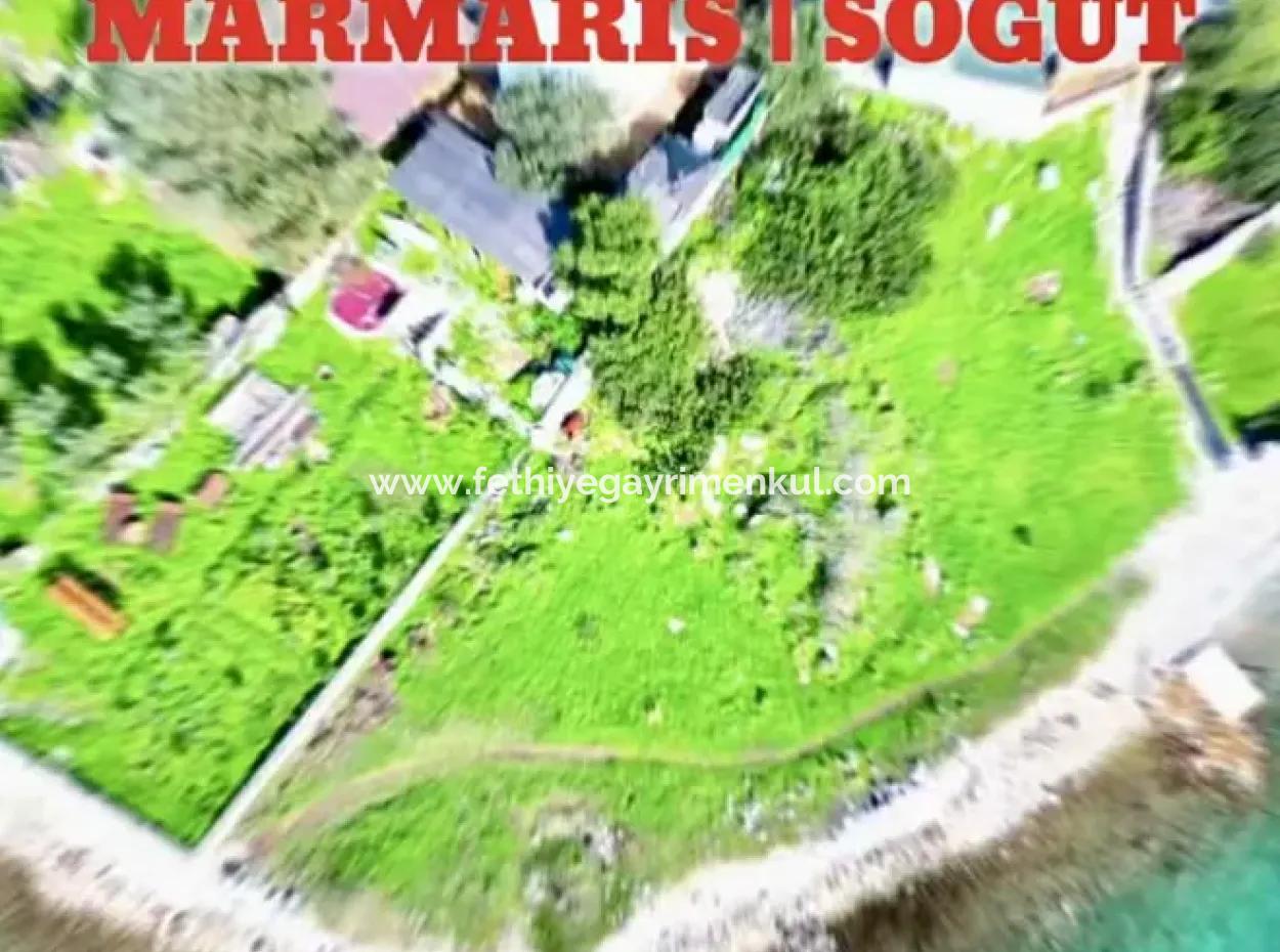A 380M2 Land For Sale By The Sea In Söğüt Neighborhood Of Marmaris District From A Real Estate Agent