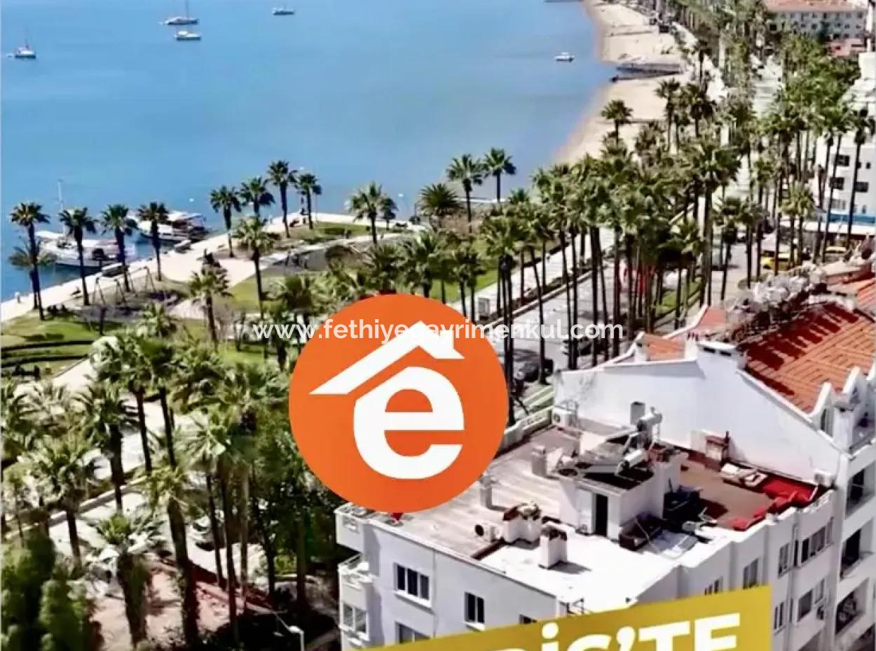 2 Rooms 1 Living Room 106M2 Mansion Apartment For Sale In A Magnificent Location By The Sea In The Center Of Marmaris