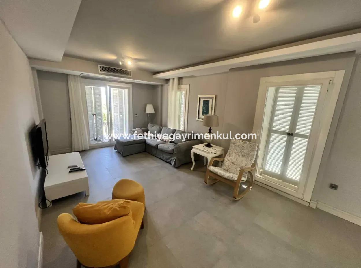 3 Rooms 1 Living Room 140M2 2 Villas For Sale With Swimming Pool With Magnificent Sea View In Selimiye Neighborhood Of Marmaris District