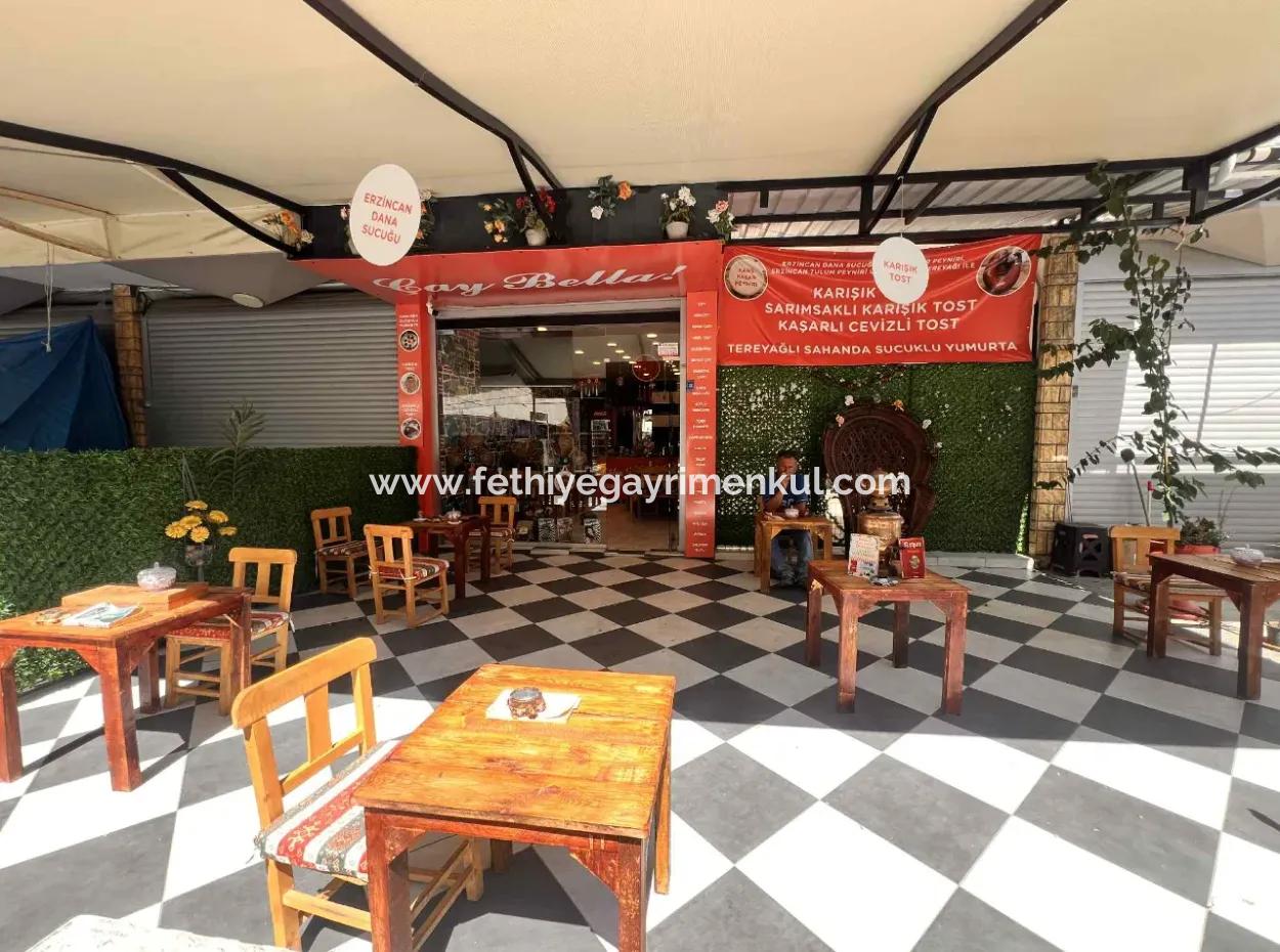 Shop For Sale In The Bustling Center Of Marmaris With Ready Customers With Its Unique Concept
