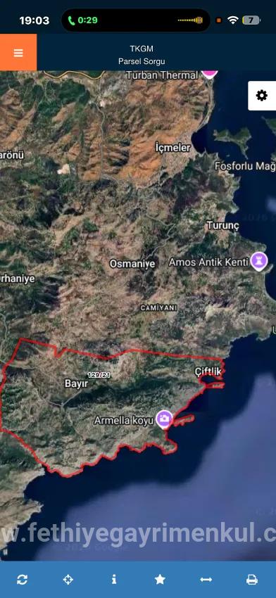 Для продажи Поле в Bayır Marmaris - Под Поле застройку - 32.000 m²