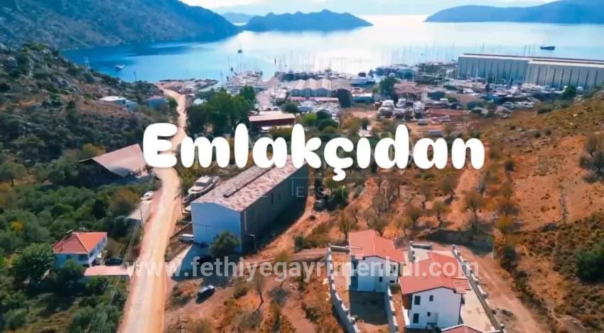 В районе Мarmaris Bozburun великолепный вид на море 4+1 новый 170 м2 продается вилла