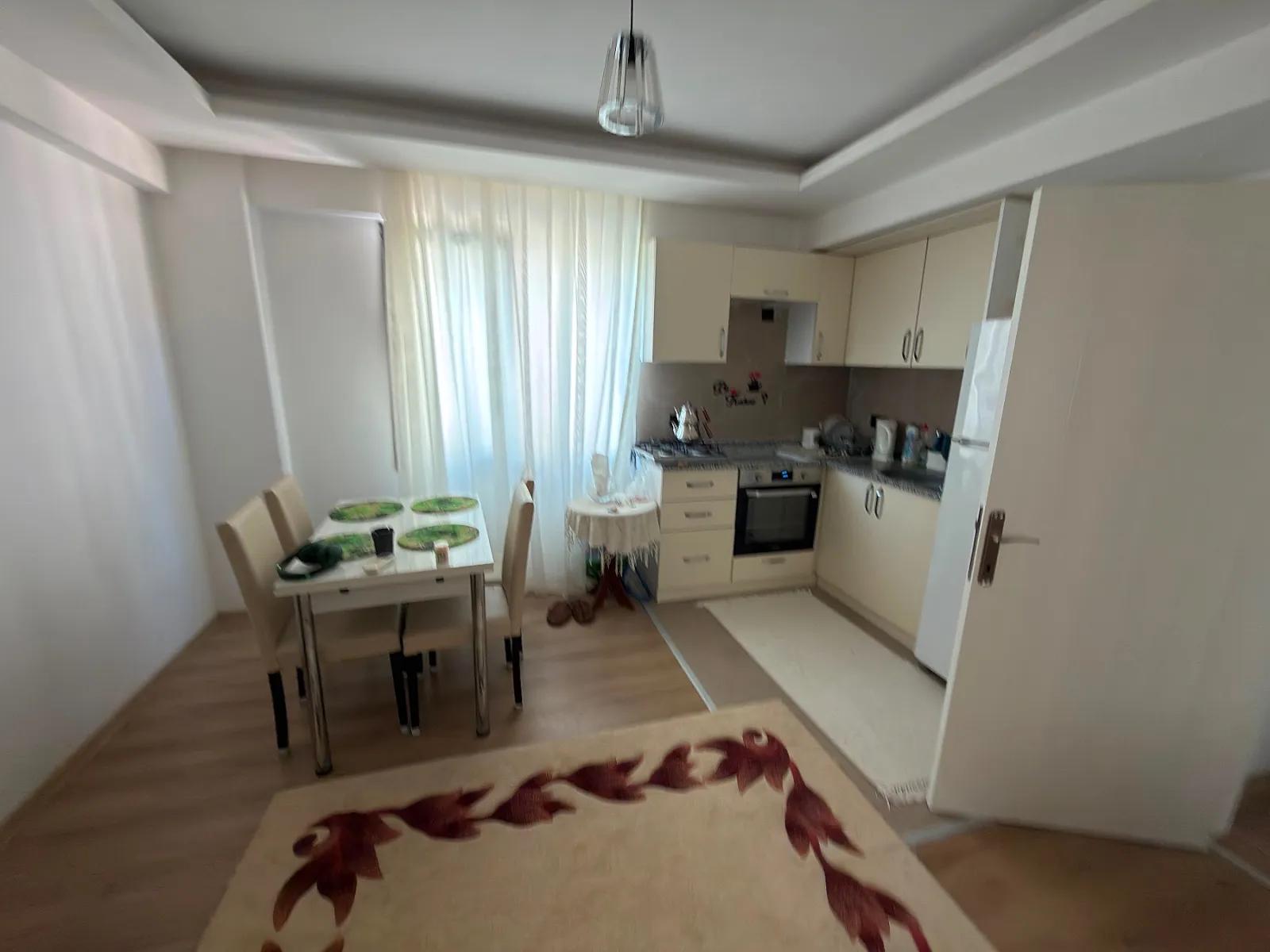 Dalaman merkezinde eşyalı 1+1 kiralık sıfır daire