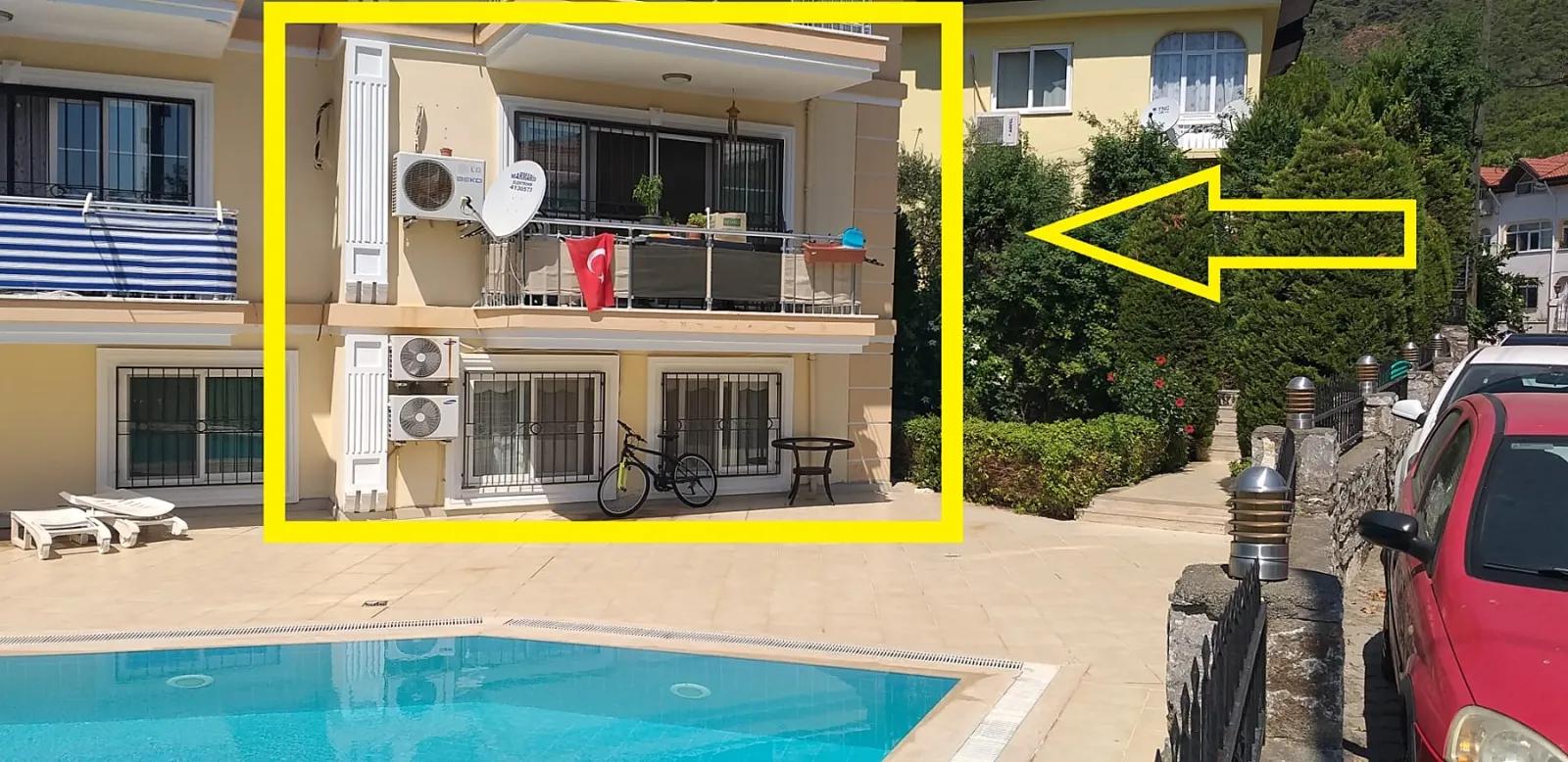 Müstakil Girişli Havuzlu Sitede 2+1 Satılık Dubleks Daire İçmeler