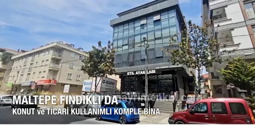 İstanbul Maltepe’de satılık, kira getirisi yüksek, değerli bina