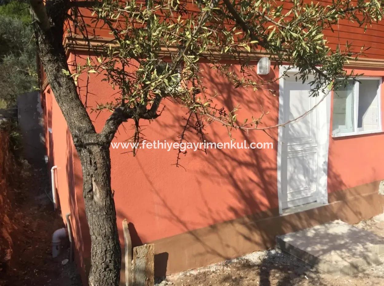 Turgut Köyünde Cadde Üzeri Satılık Hem İşyeri Hem 1 Oda 1 Salon Satılık Daire