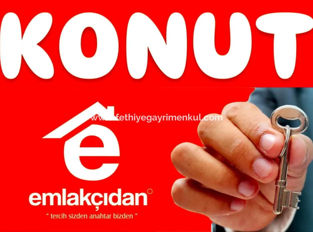 Marmaris Merkezde 2 Oda1 Salon Kapalı Mutfak Arakat Satılık Daire 110 M2 Denize Yakın